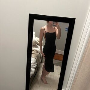 Hello Molly Black Spaghetti Strap Dress